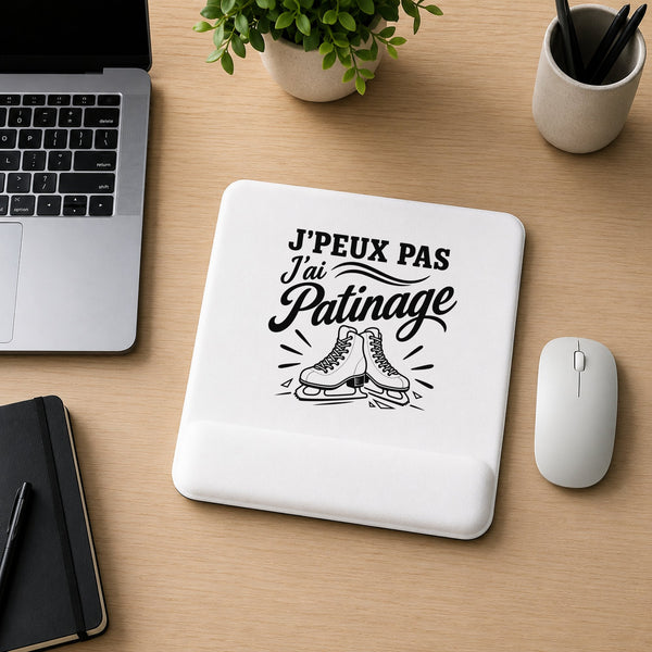 Tapis de Souris J’peux pas j’ai Patinage