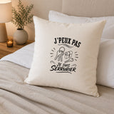 Housse de Coussin J’peux pas je suis Serrurier