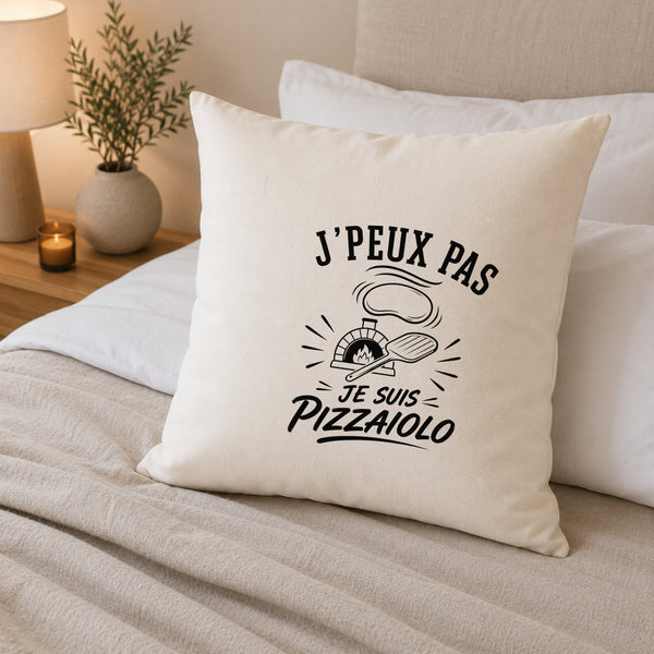Housse de Coussin J’peux pas je suis Pizzaiolo