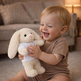 Doudou Peluche Lapin J’peux pas j’ai planche à voile J'peux pas minimaliste