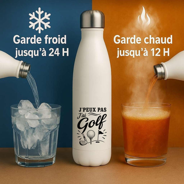 Gourde Isotherme J’peux pas j’ai Golf