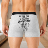 Boxer Homme J’peux pas je préfère mon Cocker – Impression au dos