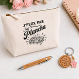 Coffret Cadeau J’peux pas j’ai Plancha – Trousse, stylo bambou et porte-clés