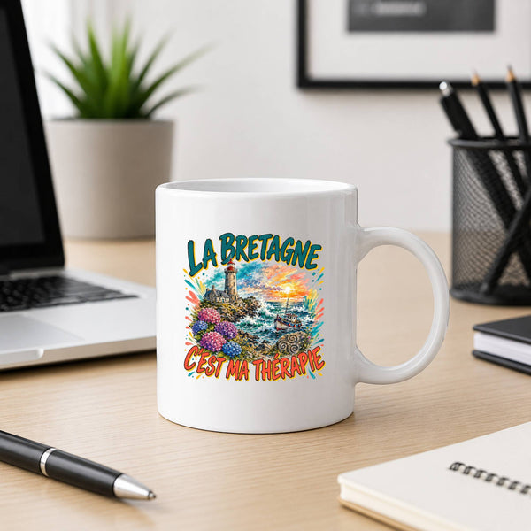 Mug La bretagne c'est ma thérapie