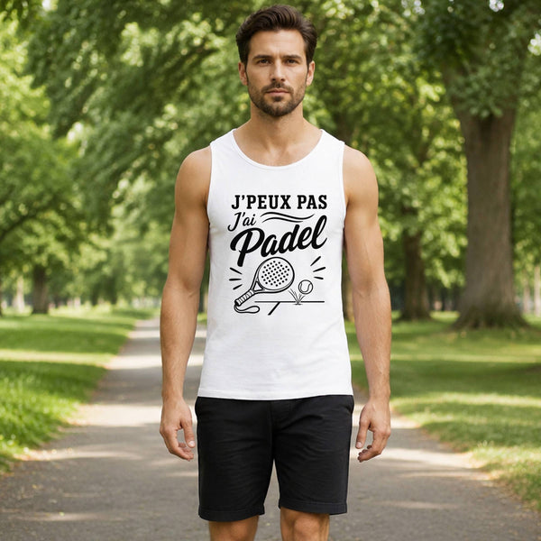 Débardeur Homme J’peux pas j’ai Padel