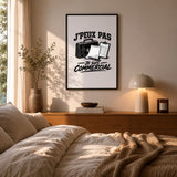 Poster J’peux pas je suis Commercial