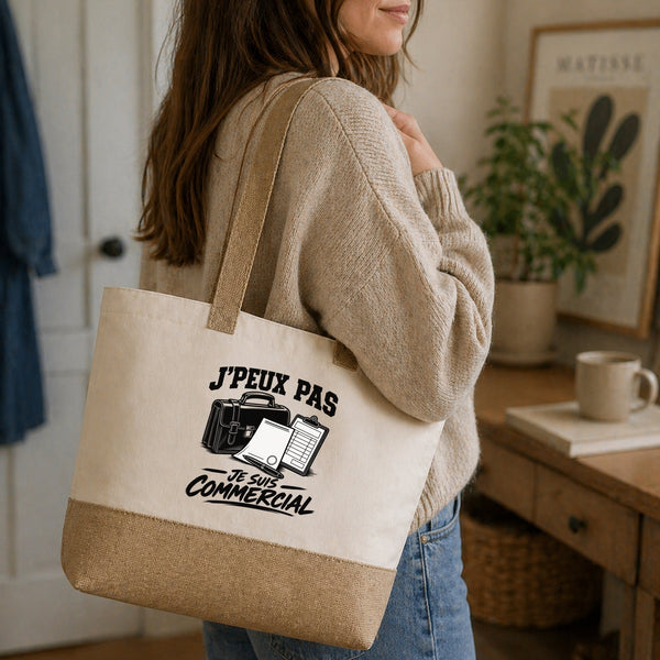 Sac J’peux pas je suis Commercial