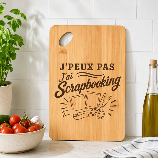 Planche à Découper J’peux pas j’ai Scrapbooking