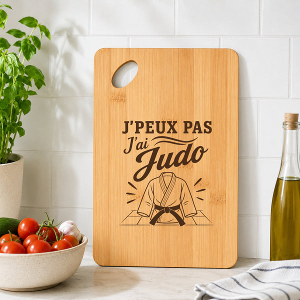 Planche à Découper J’peux pas j’ai Judo
