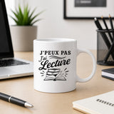Mug J’peux pas j’ai Lecture