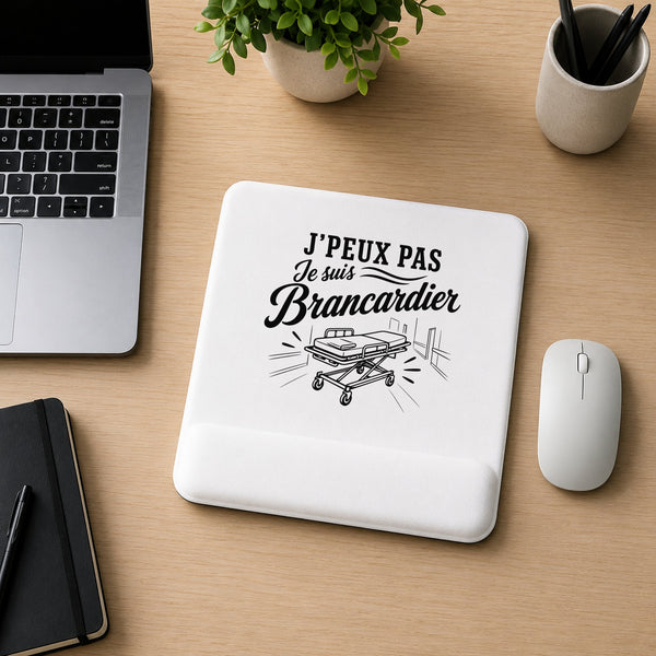 Tapis de Souris J’peux pas je suis Brancardier