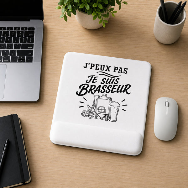 Tapis de Souris J’peux pas je suis Brasseur