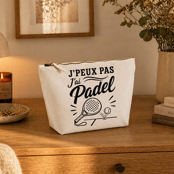 Trousse Beige J’peux pas j’ai Padel