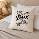Housse de Coussin J’peux pas j’ai BMX