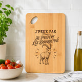 Planche à Découper J’peux pas je préfère les Bouquetins