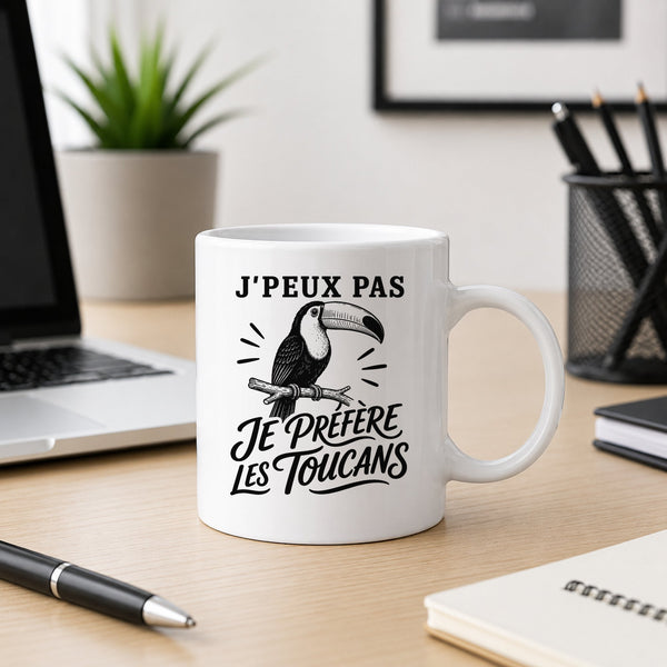 Mug J’peux pas je préfère les Toucans