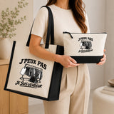 Ensemble Cabas et Trousse J’peux pas je suis Vendeur