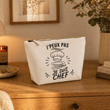 Trousse Beige J’peux pas je suis Chef