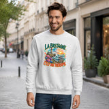 Sweat Gris Chiné La bretagne c'est ma thérapie