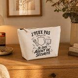 Trousse Beige J’peux pas je suis Agent de sécurité