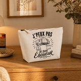 Trousse Beige J’peux pas je suis Éboueur