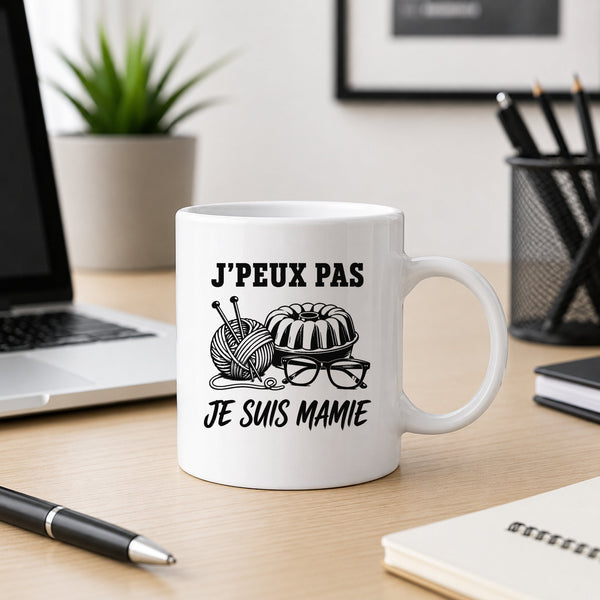 Mug J’peux pas je suis Mamie