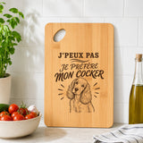 Planche à Découper J’peux pas je préfère mon Cocker