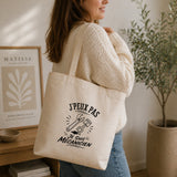 Tote Bag Beige J’peux pas je suis Mécanicien