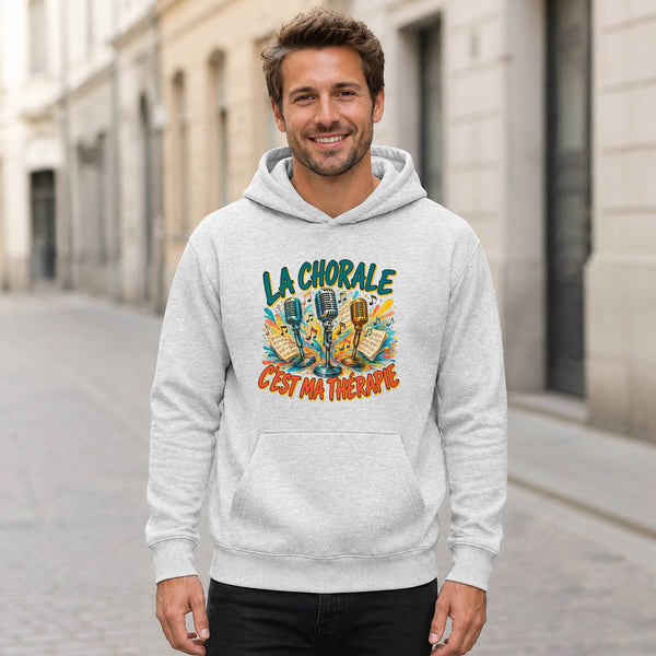 Sweat à Capuche La chorale c'est ma thérapie