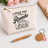 Coffret Cadeau J’peux pas j’ai Rando – Trousse, stylo bambou et porte-clés