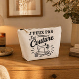 Trousse Beige J’peux pas j’ai couture J'peux pas minimaliste