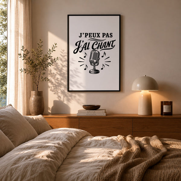 Poster J’peux pas j’ai Chant