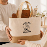 Coffret Cadeau J’peux pas je suis Mécanicien – Sac jute, carnet, stylo, porte-clés et marque-page
