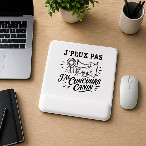 Tapis de Souris J’peux pas j’ai Concours canin