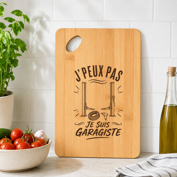 Planche à Découper J’peux pas je suis Garagiste