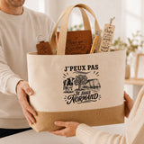 Coffret Cadeau J’peux pas je suis Normand – Sac jute, carnet, stylo, porte-clés et marque-page