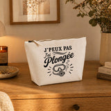 Trousse Beige J’peux pas j’ai Plongée