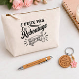 Coffret Cadeau J’peux pas j’ai Reboutage – Trousse, stylo bambou et porte-clés