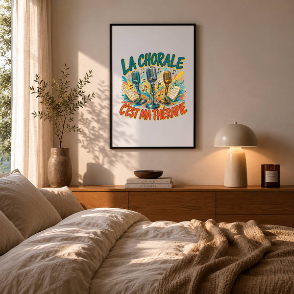 Poster La chorale c'est ma thérapie