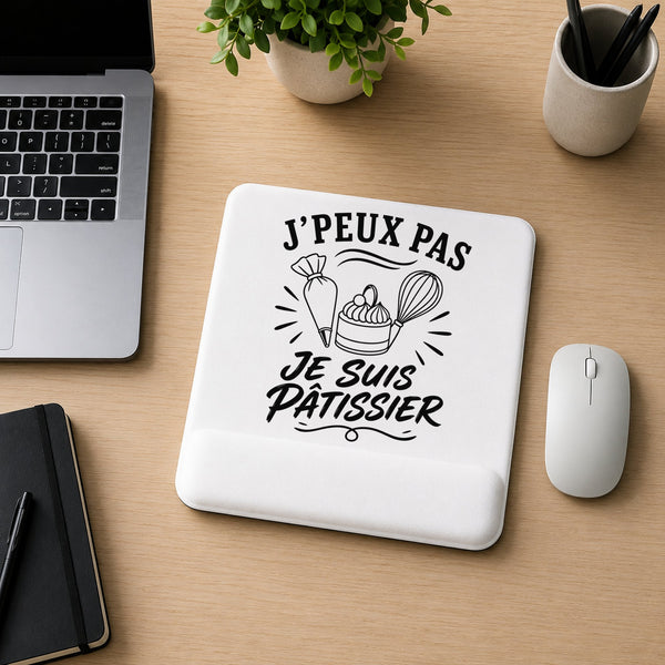 Tapis de Souris J’peux pas je suis Pâtissier