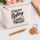 Coffret Cadeau J’peux pas j’ai Rafting – Trousse, stylo bambou et porte-clés