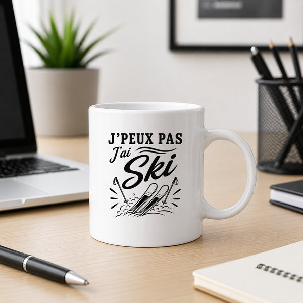 Mug J’peux pas j’ai Ski