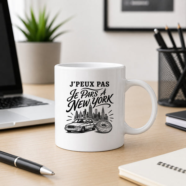 Mug J’peux pas je pars à New York