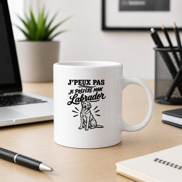 Mug J’peux pas je préfère mon Labrador