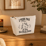 Trousse Beige J’peux pas je suis Tailleur de pierre