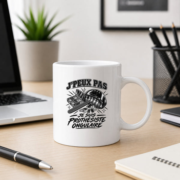 Mug J’peux pas je suis Prothésiste ongulaire
