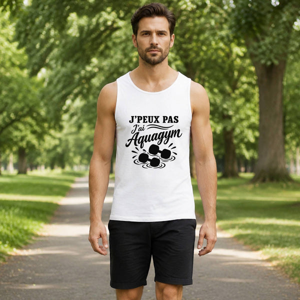 Débardeur Homme J’peux pas j’ai Aquagym
