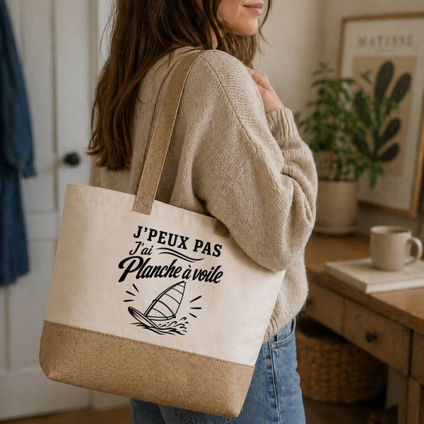 Sac J’peux pas j’ai planche à voile J'peux pas minimaliste