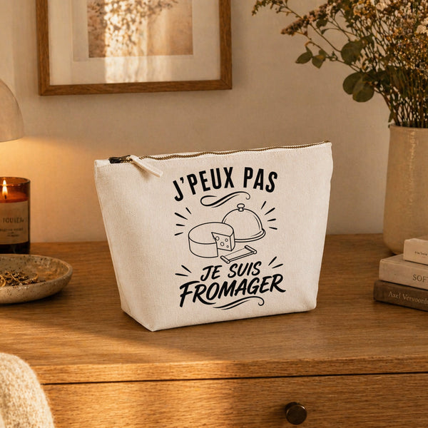 Trousse Beige J’peux pas je suis Fromager