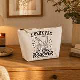 Trousse Beige J’peux pas je suis Boucher